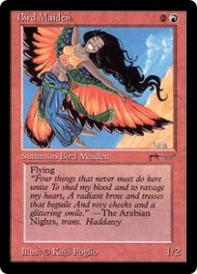 【MTG】気まぐれカード紹介　４回目「鳥の乙女」